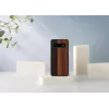 Smartphone case man and wood for Samsung Galaxy S10 — ebony black, protective wooden back and bumper
