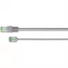 Goobay Ultra-Flexible CAT 8.1 Patch Cable slim U/FTP Grey - extra-short plug 99.9% (74345)