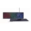 Wired full-size keyboard with mouse Gembird KBS-UML-01 — USB, QWERTY US, 104 keys, black