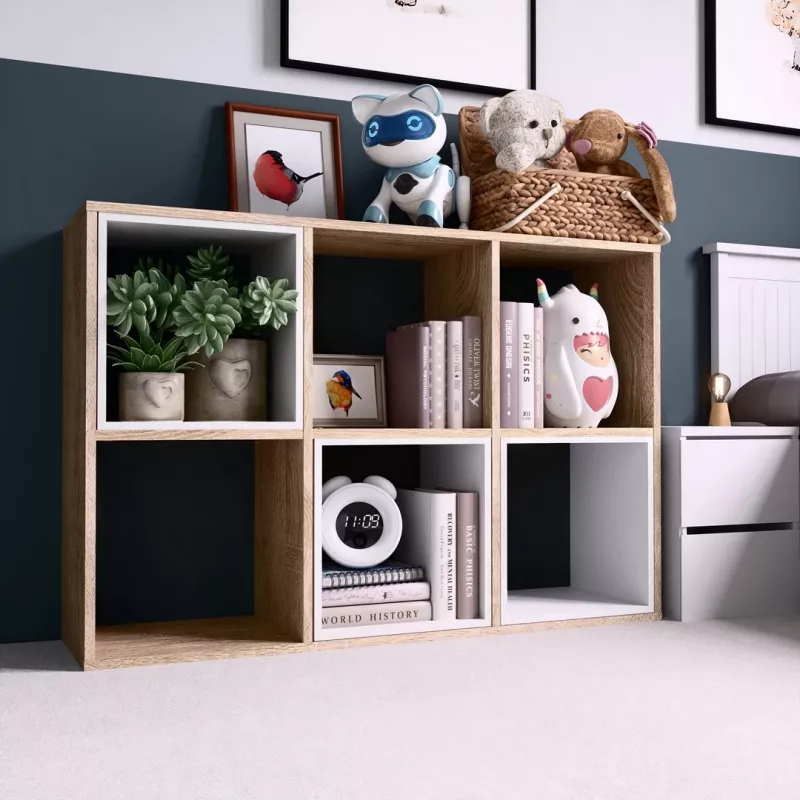 Topeshop MALAX 2X3 SONOMA living room bookcase
