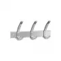 Wall coat rack Kerkmann 6402, public silver, wall-mounted coat hanger