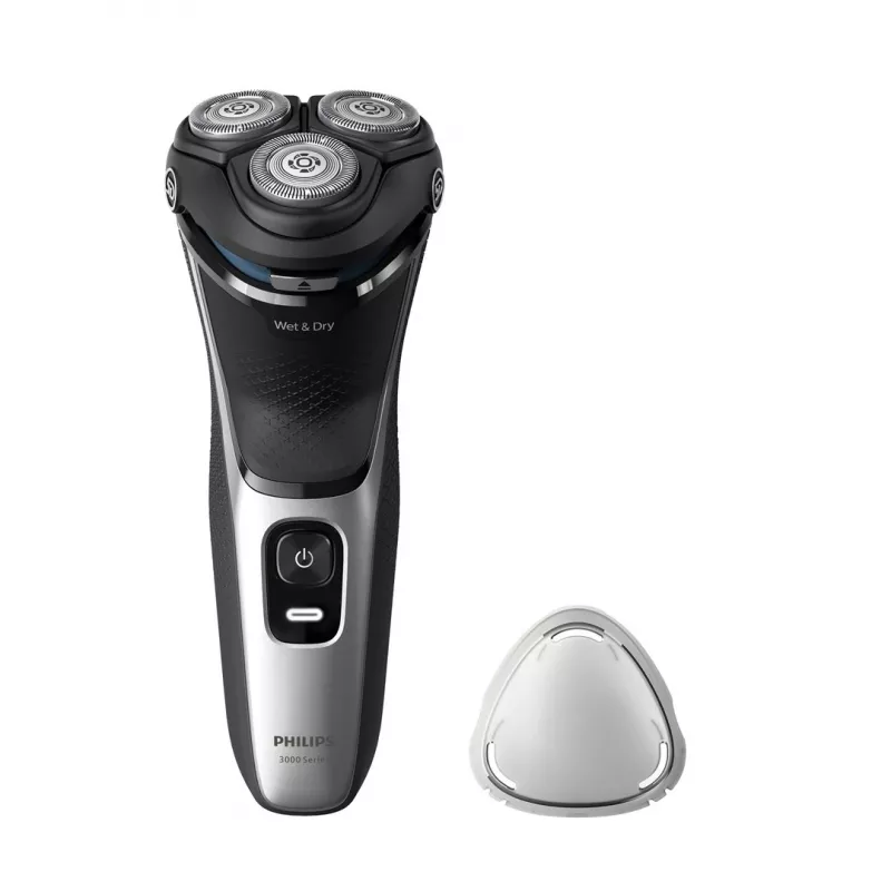 Electric shaver Philips 3000 Series S3143/00 — 3-head rotary, Wet & Dry, Li-Ion, 60 min run time