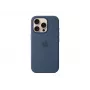 Silicone case with MagSafe for iPhone 16 Pro - Denim