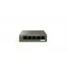 Network switch TENDA TEG1105P-4-63W-EU, 5x Gigabit RJ-45, 4x PoE (57.8W total), 10 Gbit/s switching