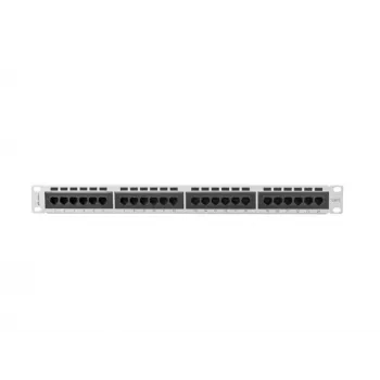 Lanberg PPU6-1024-S 24-Port Cat6 Patch Panel 1U 19 inch Grey