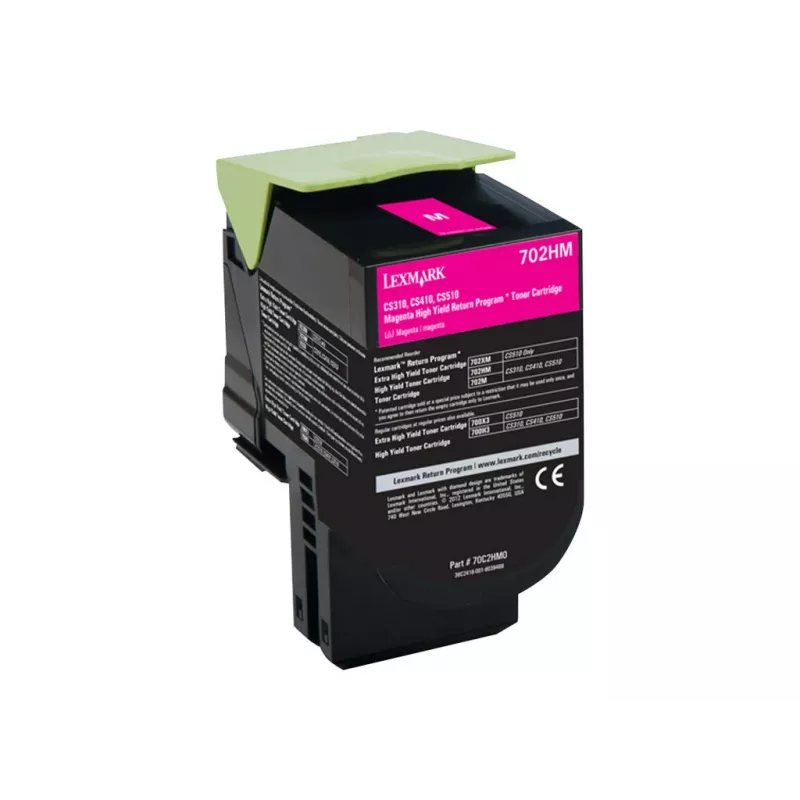 Toner Cartridge Lexmark 702HM Magenta 3000 Pages