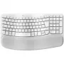 Logitech Wave Keys Keyboard with cushioned palm rest wireless Bluetooth LE QWERTY off-white (PAN)