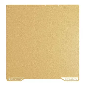 Buildplate Creality K2 PEI mattified build plate, compatible with Creality K2, yellow, 1 pcs