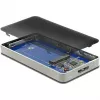 SSD enclosure DeLOCK 42594 Black Silver M.2