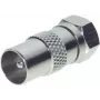 Adapter IEC plug to F plug ShiverPeaks 85323-EC — coaxial connector adapter