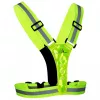 Safety LED reflector vest MACLEAN MCE425 — 360° visibility, adjustable size