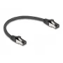 Networking cable DeLOCK 80566 RJ-45 Cat8.1 0.25 m Black