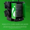 Numskull Games Official Xbox Gaming Locker, Diskettenhalter für Spiele, Xbox, Schwarz, Kabelgebunden, 1 Stück(e)