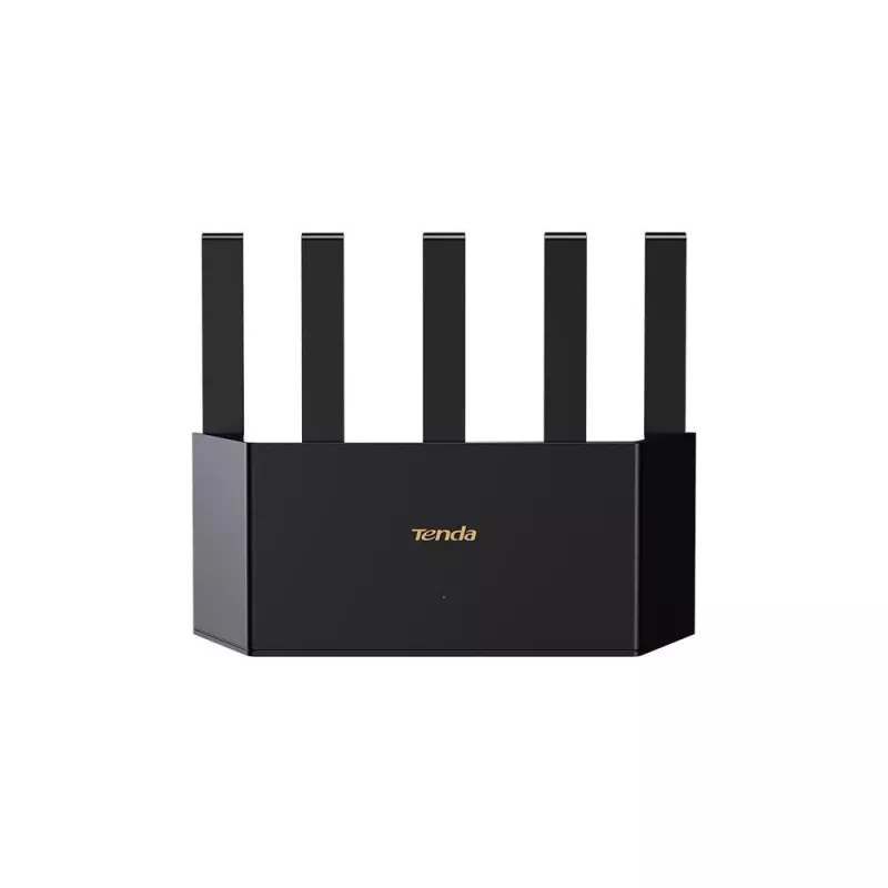 Wireless router TENDA TE3L Wi‑Fi 7 (IEEE 802.11ax), 3x Gigabit LAN, 1x WAN, 512 MB RAM, VLAN, NAT, WPA, black