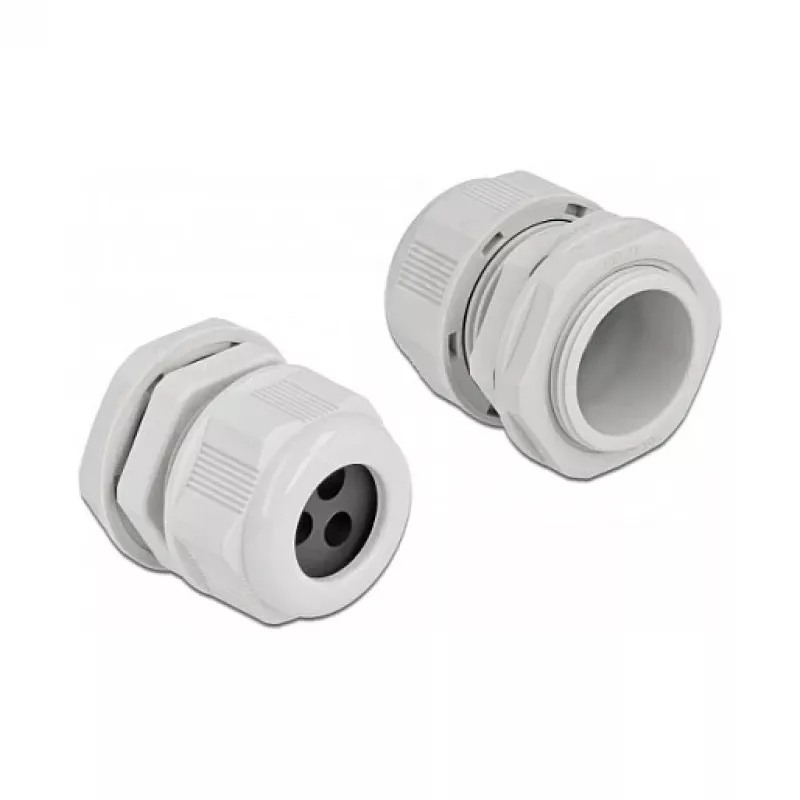 Cable Gland DeLOCK 60378 Grey Plastic 2 pc(s)