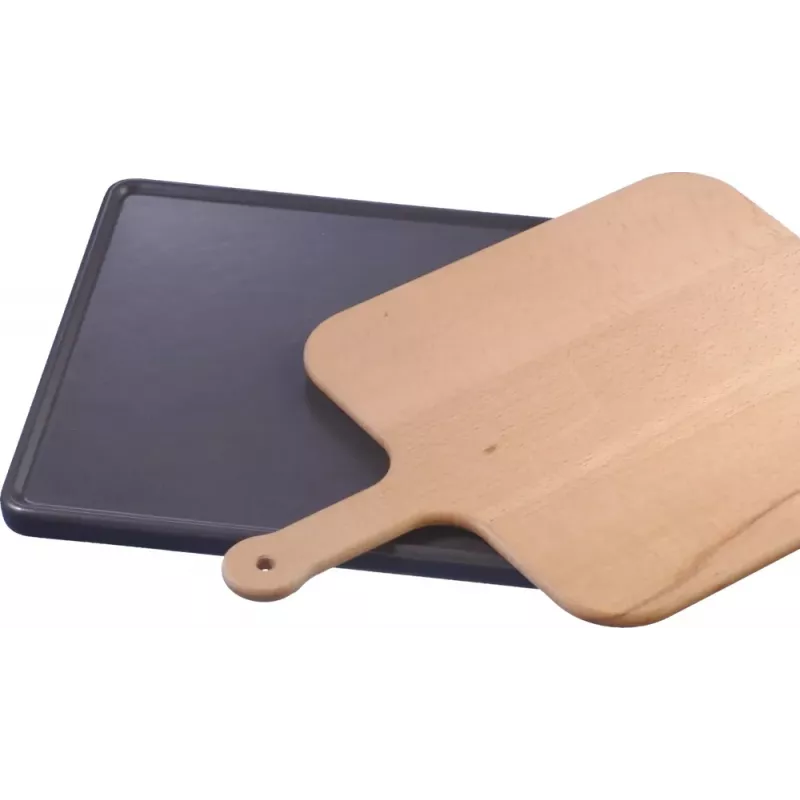 Cutting board Bosch HEZ327000 — metal and wood construction, black, 5.07 kg