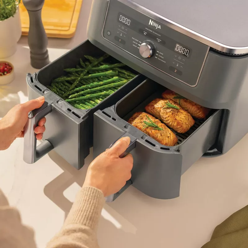 Hot air fryer Ninja DZ400EU 9.5 L 2470 W Grey Double