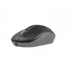 Wireless optical office mouse NATEC Toucan Office RF — ambidextrous, 1600 DPI, 3 buttons, wheel, grey/black