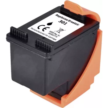 Renkforce Ink replaces HP 301 (CH561EE) compatible Black RF-I-HP301BK RF-5655888 (RF-5655888)