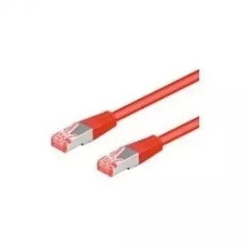 Wentronic Goobay CAT 6a Patch Cable, S/FTP (PiMF), Red, 3 m - LSZH Halogen-Free, Copper (93786)