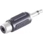 ShiverPeaks BS57030 Wire Connector 3.5 mm Black Stainless Steel Male/Female