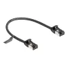 Network Cable DeLOCK RJ45 Cable plug to plug Cat.8.1 0.25 m Black