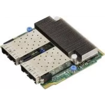 Supermicro - AOC-M25G-M4SM-O - Built-In, Wired, fibre, 25000 Mbit/s, Black, Green, Grey