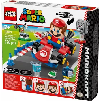 LEGO Construction Toy 72043 Super Mario Interactive Mario Kart with Standard Kart