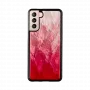 Phone case iKins for Samsung Galaxy S21+ — pink lake with black accents