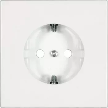 Socket-outlet Type F jung LS 1520 WW — 250 V, 16 A, White, Duroplast, 70x70 mm