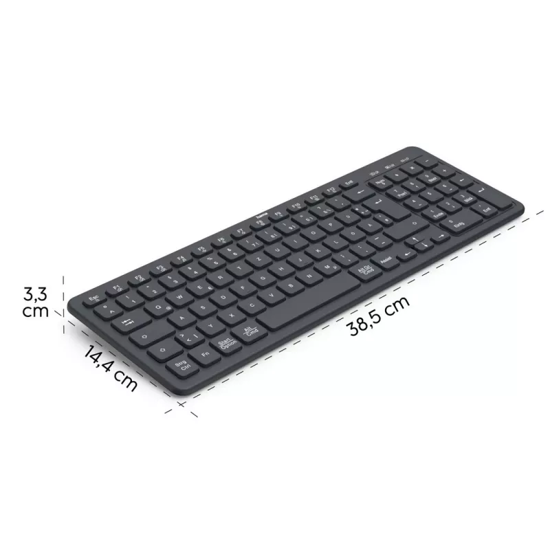 multi-device wireless keyboard WK-300 black