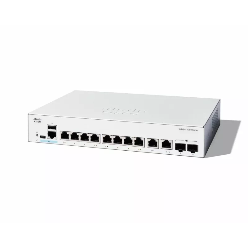 Managed Switch Cisco Catalyst 1300-8T-E-2G 8 Port GE L2