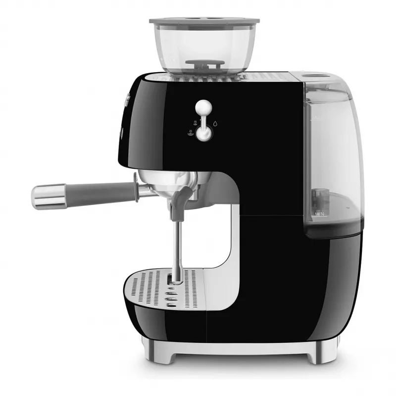 SMEG EGF03BLEU Espresso Machine. Kaffeevollautomat 50s Style. black