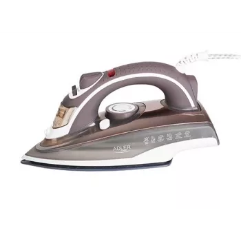 Steam iron Adler AD 5030 — steam iron, 3000 W, ceramic soleplate, 0.31 L water tank, 20 g/min continuous steam, vertical steam, anti-calc