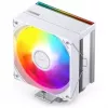 CPU cooler Jonsbo CB40 WHITE ARGB, PWM control, ARGB lighting, compact tower, white