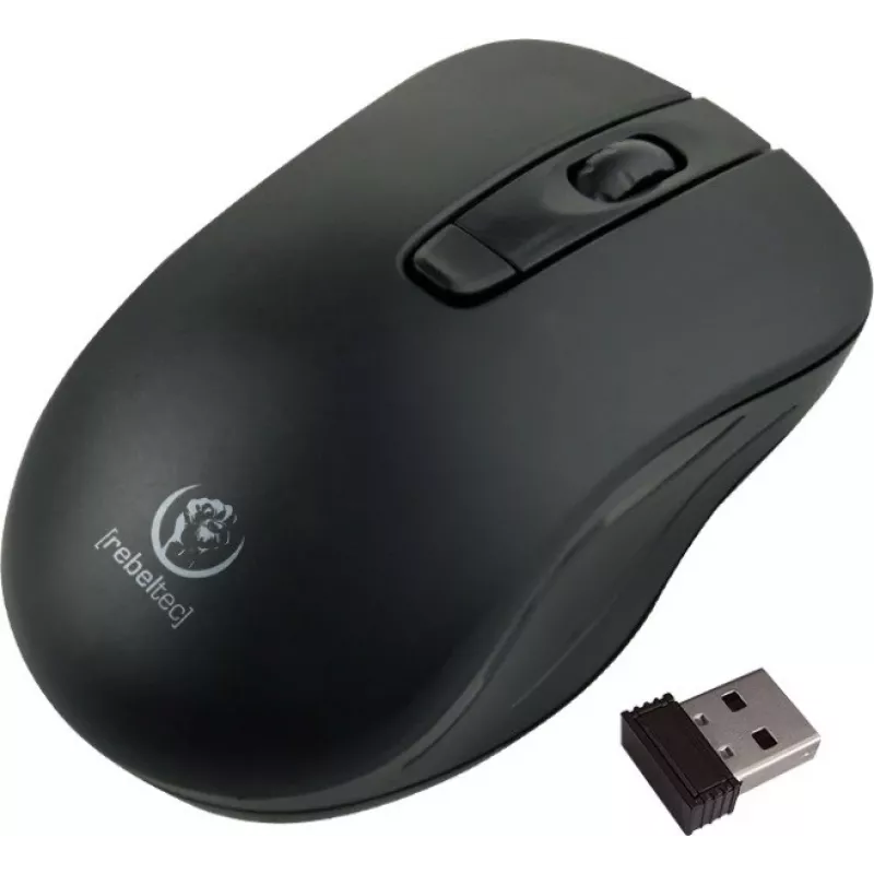 Optical wireless mouse Rebeltec STAR black RBLMYS00055 interface