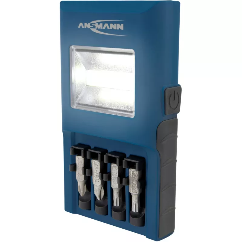 Work light ANSMANN WL180B with bit holder, blue