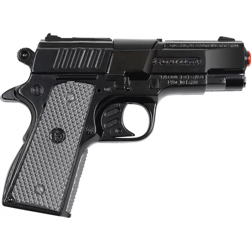 Toy metal police pistol Pulio model 15546/6 — realistic design, durable construction