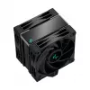 Air cooler DeepCool AK400 ZERO DARK PLUS — 120 mm FDB fan, 4 heat pipes 6 mm, for LGA 1700/AM4/AM5, height 155 mm, black