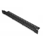 Patchpanel Extralink 24-port U/UTP (UTP) modular, 1U, black, 482.6 mm width