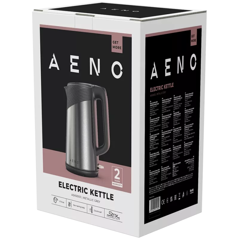 AENO EK3 electric kettle 1.7 L 2200 W Black
