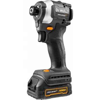 Cordless Impact Wrench DCF85ME2GT, 18Volt, 1/4, in McLaren design Grey/black, 2x POWERSTACK Li-Ion-Battery 1,7 Ah, in T STAK Box