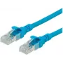 ROLINE - Patch-Cable - RJ-45 (M) to RJ-45 (M) - 30 cm - UTP - CAT 6 - Halogen-Free, Moulded, Stranded - Blue (21.15.2944)