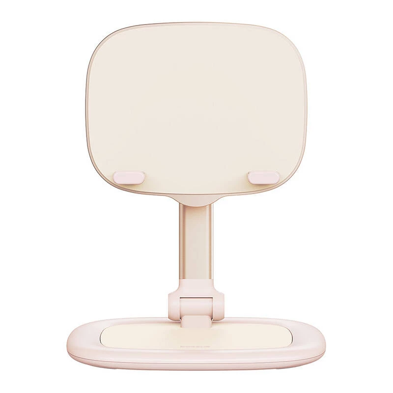 Tablet phone stand Baseus Seashell Series Pink — adjustable height, lightweight