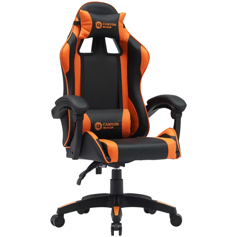 Gaming chair CANYON Core SGCH2 Black Orange — ergonomic design, adjustable height