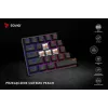 Mechanical gaming keyboard SAVIO BLACKOUT X2 PEACH — 61-key 60% QWERTY, RGB LED, hot-swap, USB Type-A/Type-C, detachable cable