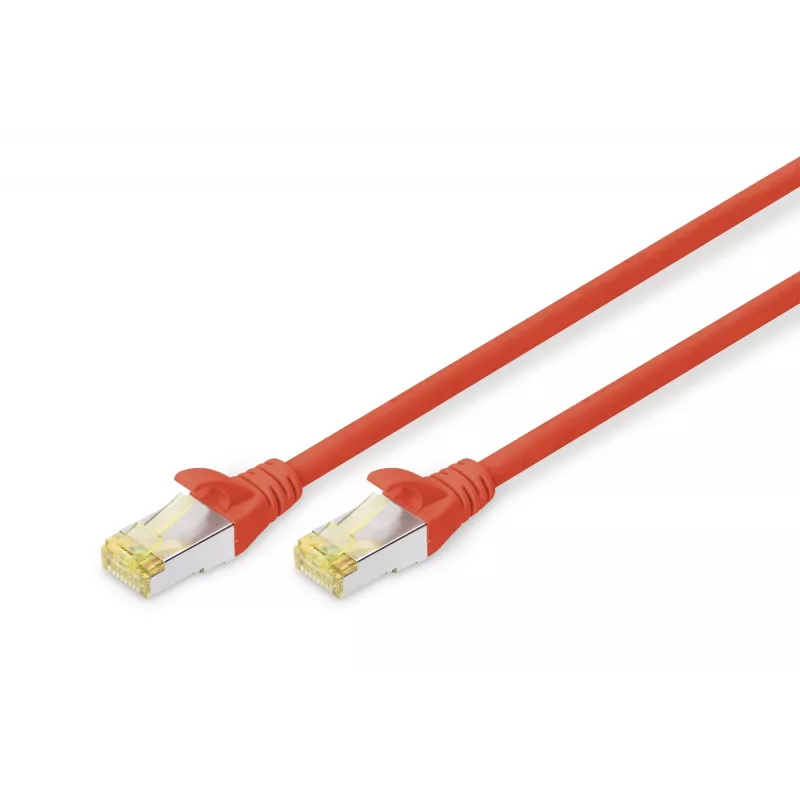 Patch cord Digitus CAT 6A S/FTP DK-1644-A-0025/R 0.25m Red
