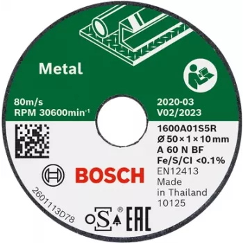 Bosch 1 600 A01 S5Y angle grinder accessory Cutting disc