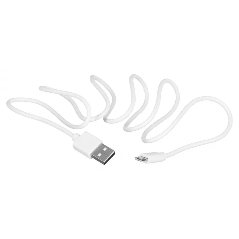 USB cable SAVIO CL-123 USB 2.0, USB A to Micro-USB B, 1 m, white