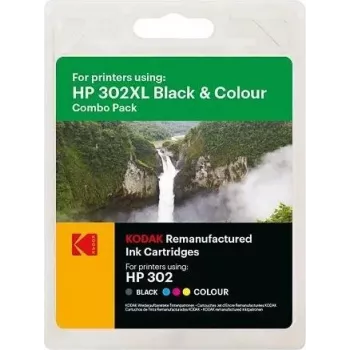 185H030217 KODAK HP 2133 Ink (2) BK+CL F6U68AE/F6U67AE 560/330S. 15/18ml (185H030217)